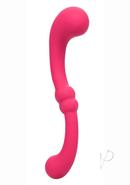 Pretty Little Wands Curvy Rechargeable Silicone Vibrator -...
